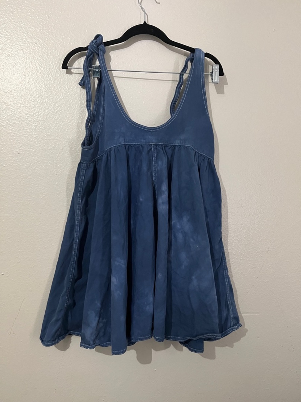BDG Urban Outfitters Blue Tie-Dye BabyDoll Dress